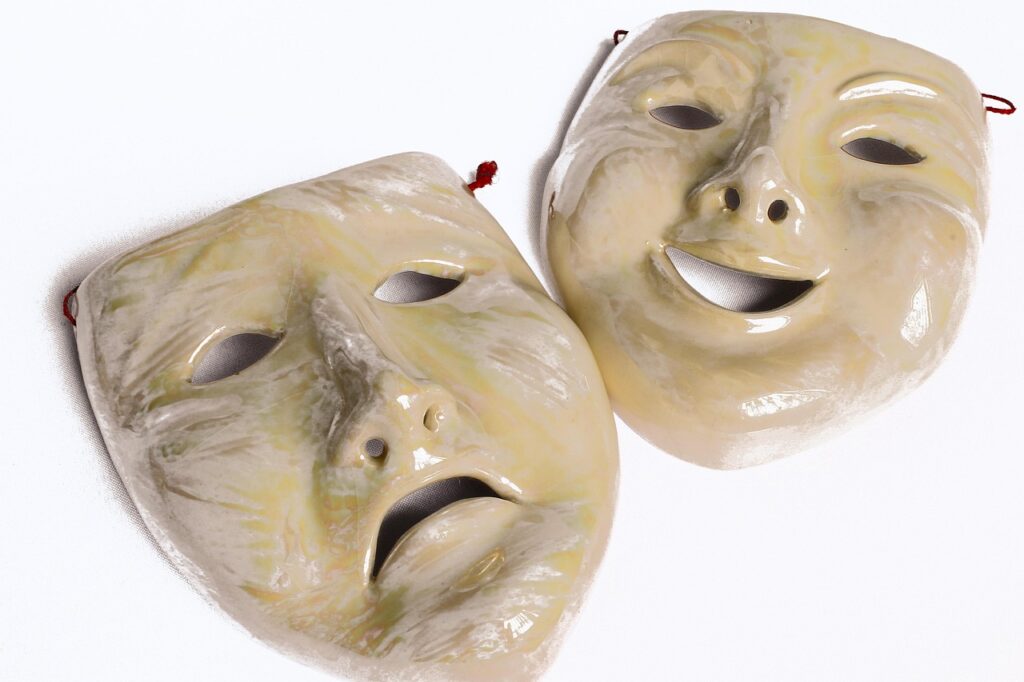 masks, feelings, state of mind, joy and sadness, porcelain, carnival, masks, masks, masks, masks, masks, feelings, feelings, feelings, carnival, carnival
